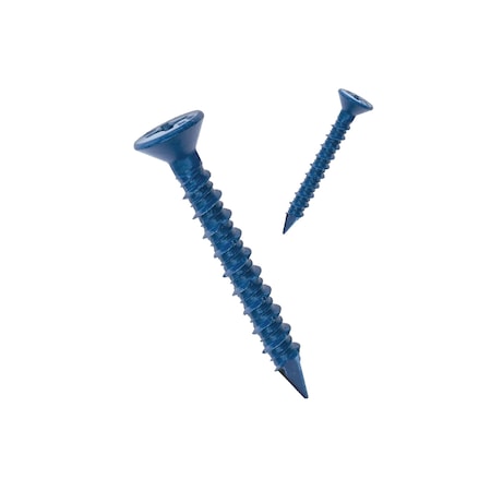 Nuvo Iron 1/4 in Dia., Philips, 1-3/4 in L, Steel Blue Ruspert Coating 14134-CC-ASB